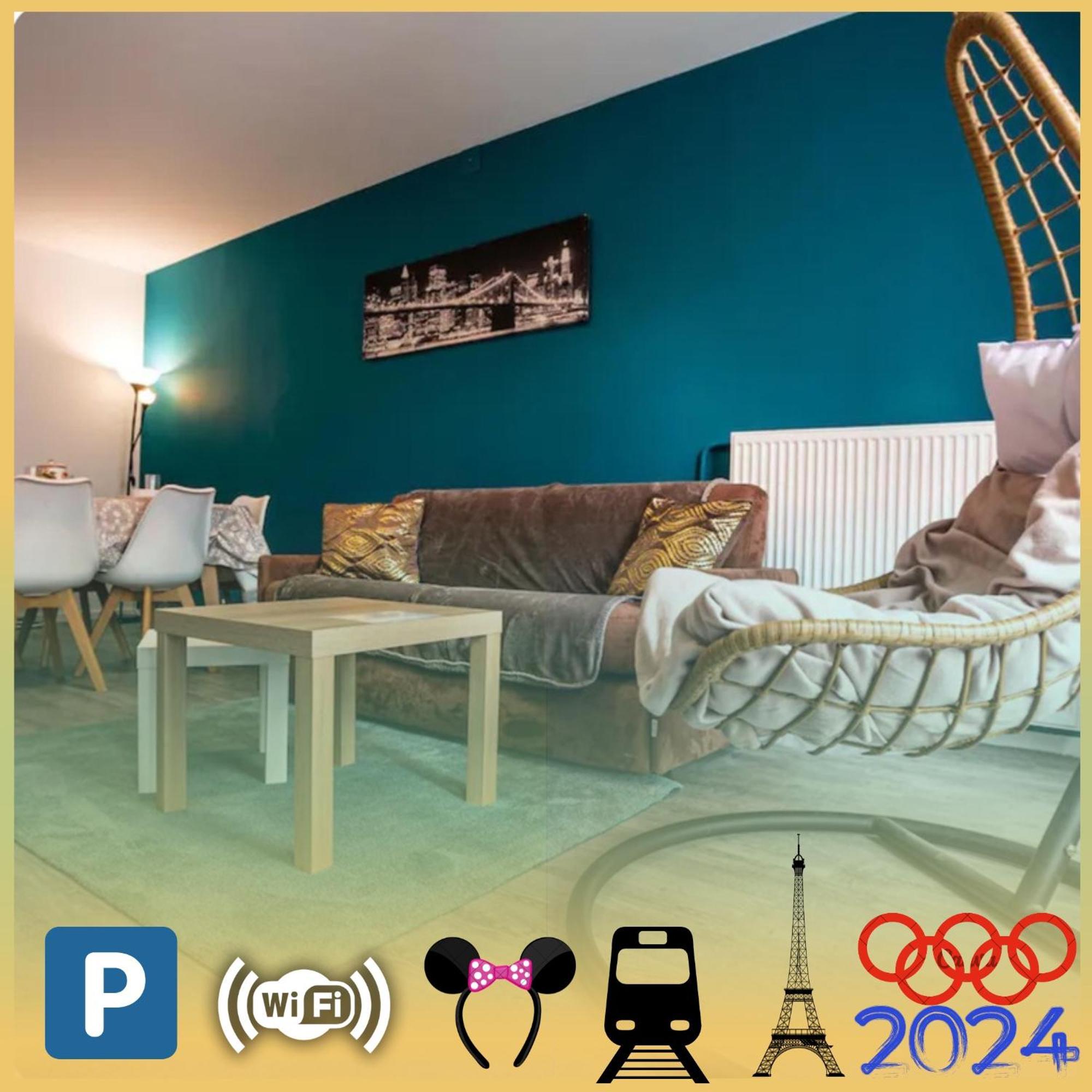 *cosy 20' Paris 25' - Free Wifi*